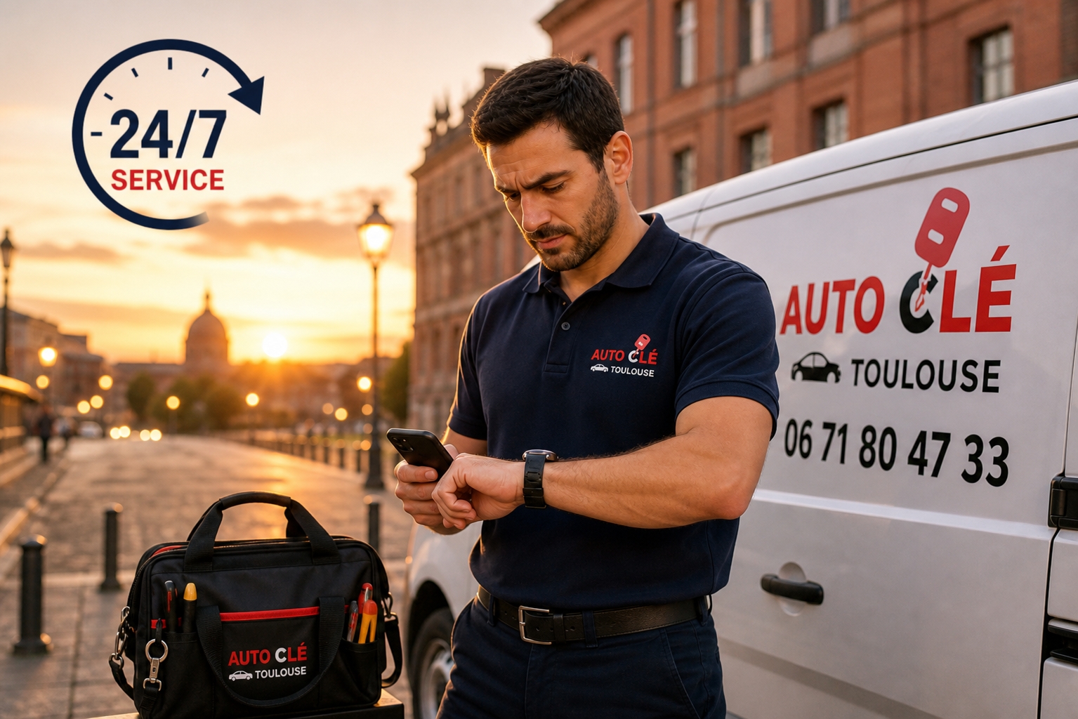 Serrurier automobile disponible 7j/7 à Toulouse pour urgences
